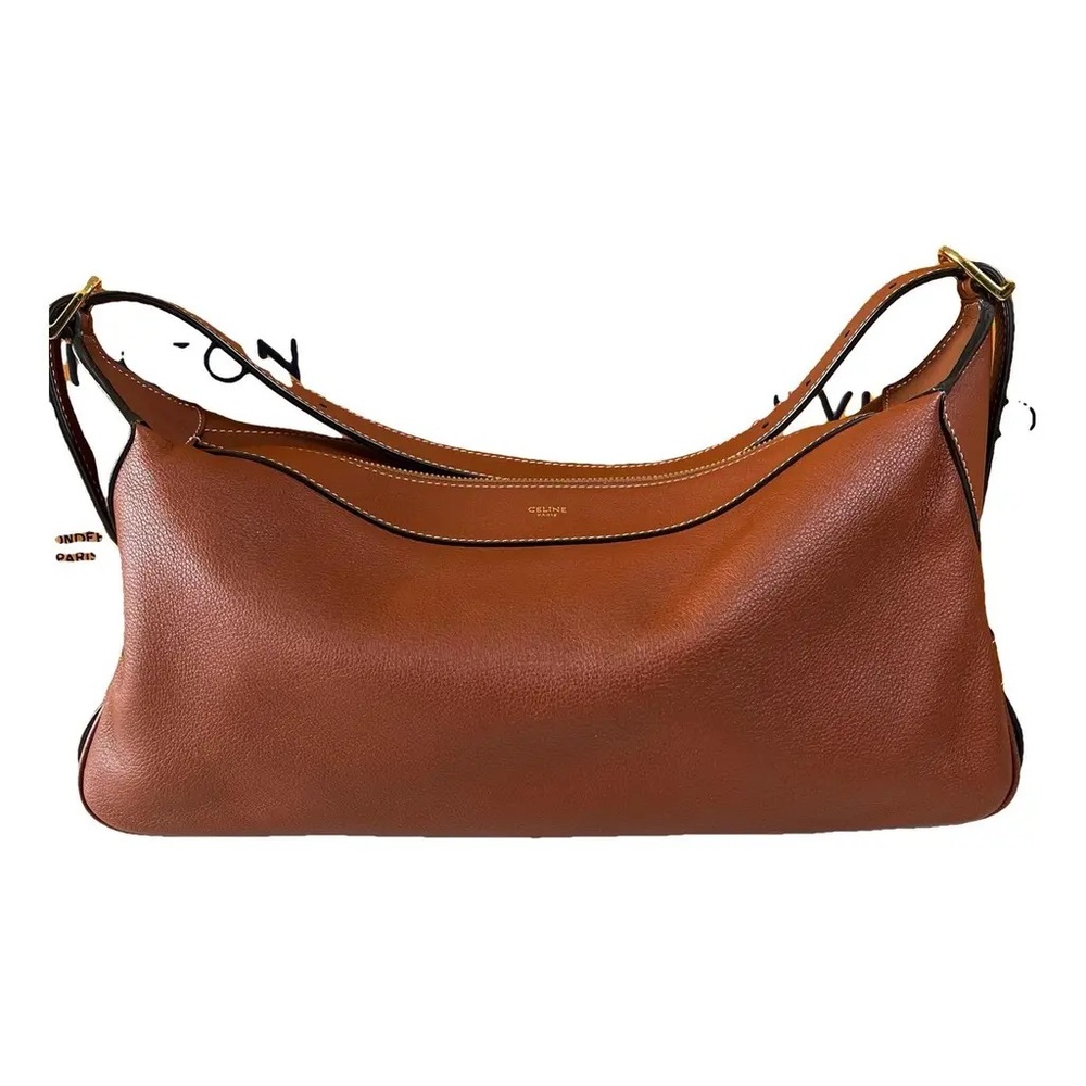 Celine Romy Tan Brown Leather Handbag